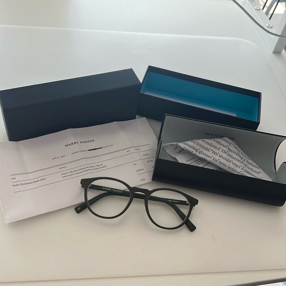 NWT Warby Parker Butler Eyeglasses unisex full inclusion - Picture 3 of 7